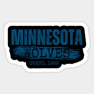 timberwolves Sticker